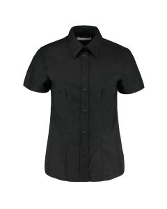 Kustom Kit Women's Workplace Oxford Blouse Short Sleeved
