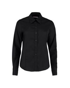 Kustom Kit Women's Corporate Oxford Blouse Long Sleeved