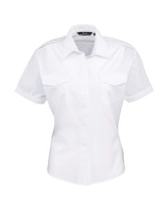 Premier Women's Short Sleeve Pilot Blouse